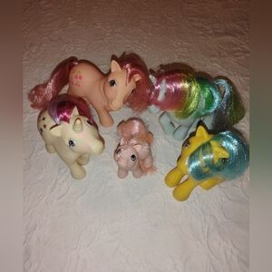 Colorful Vintage 80sMy Little Pony Figures